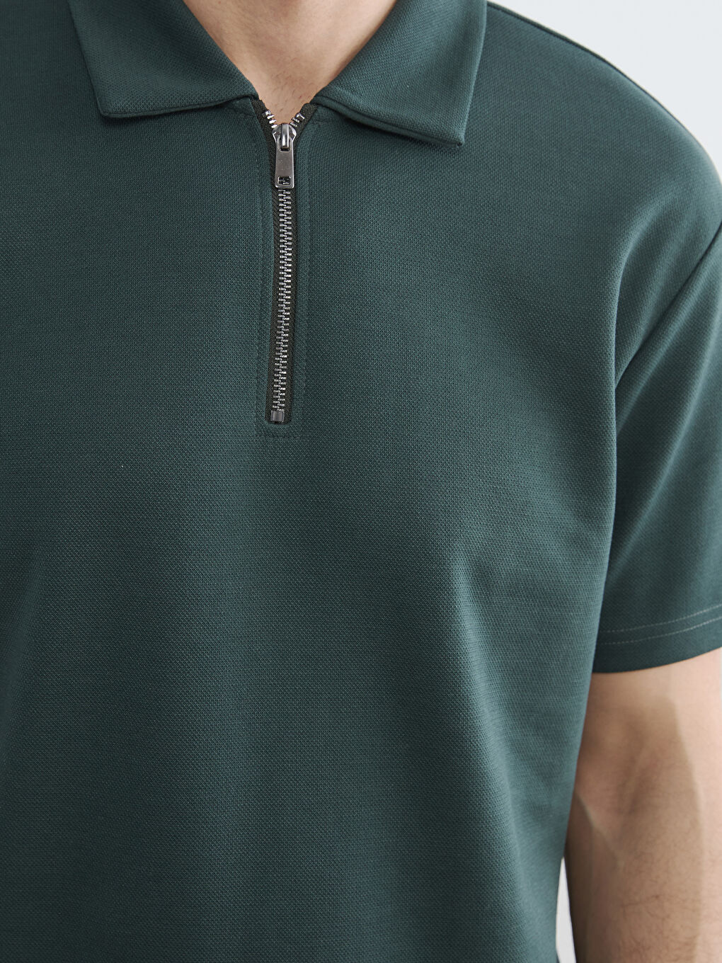 Polo Collar Men's T-Shirt-2