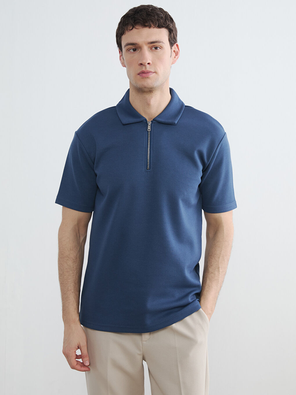 Polo Collar Men's T-Shirt