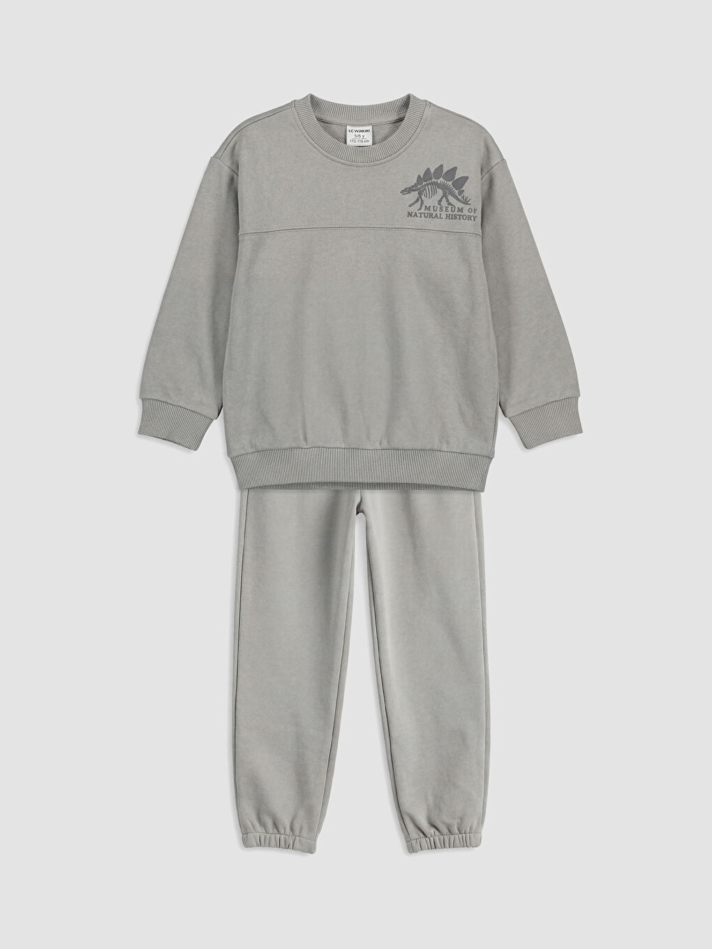 Gri Erkek Çocuk Sweatshirt ve Eşofman Altı