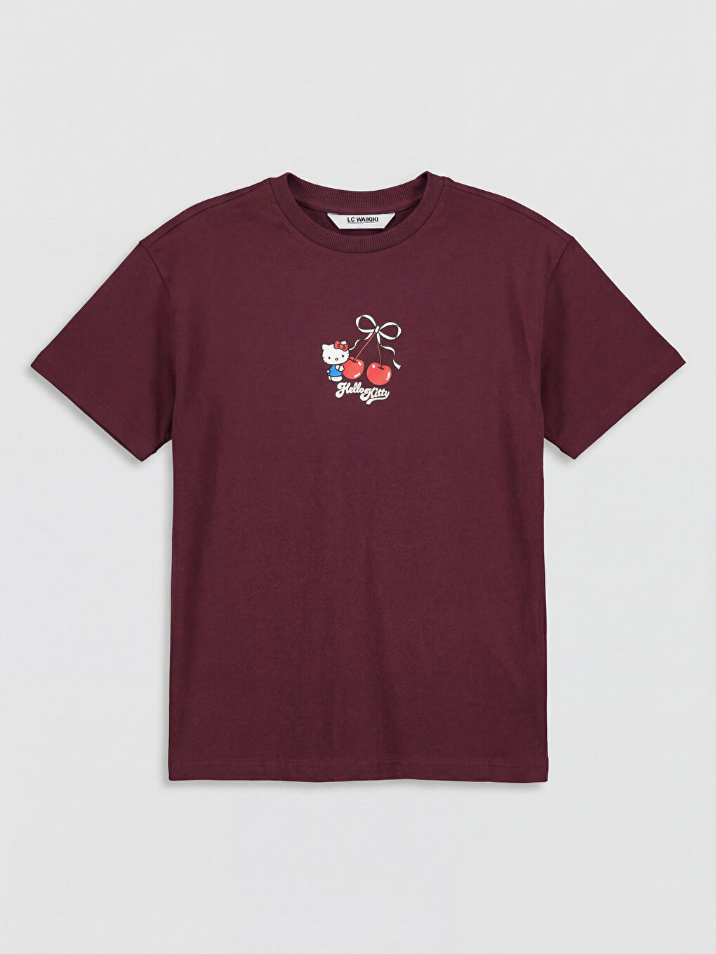 Mürdüm Hello Kitty Baskılı Kız Çocuk Tişört