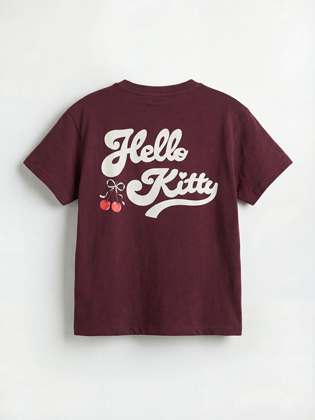 Mürdüm Hello Kitty Baskılı Kız Çocuk Tişört-1