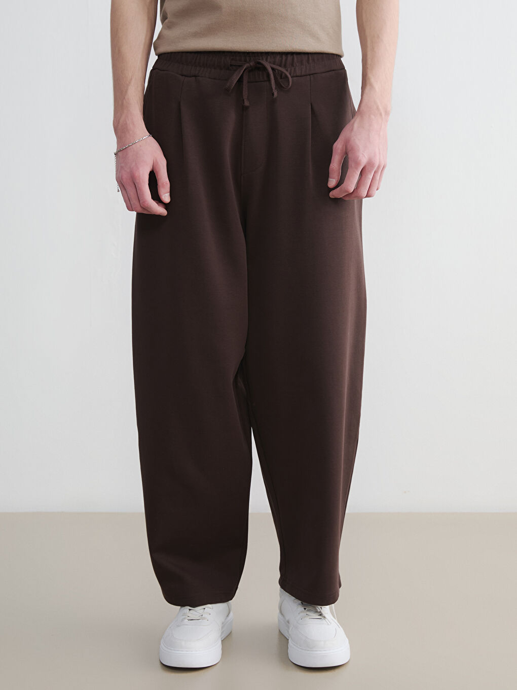 Ерлер қоңыр Жайлы спорт шалбар-1