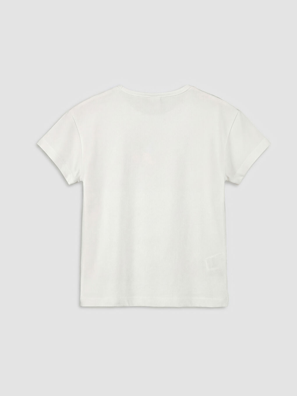 Butterfly Embroidered Girls' T-Shirt-1