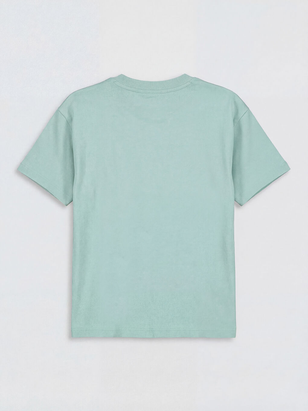 Yeşil Minecraft Baskılı Erkek Çocuk Tişört-1