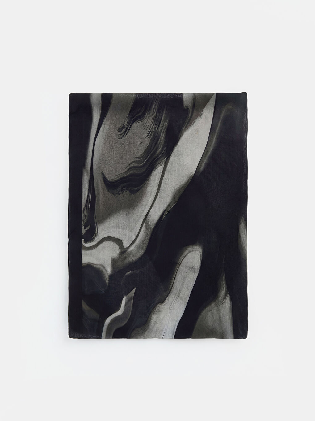 Siyah Desenli Kadın Şal-1