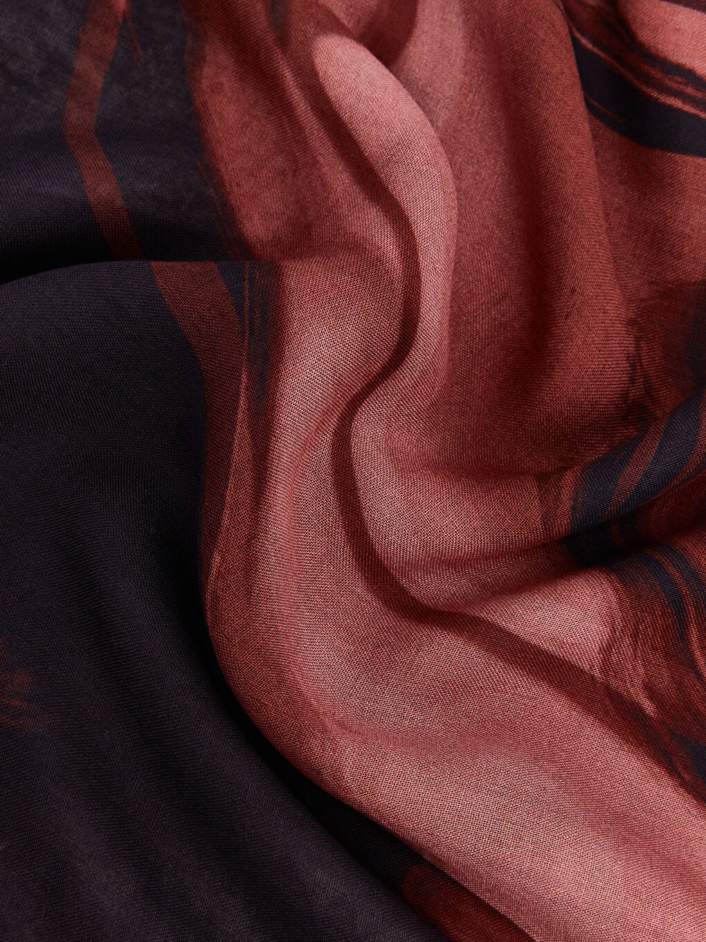 Bordo Desenli Kadın Şal-2