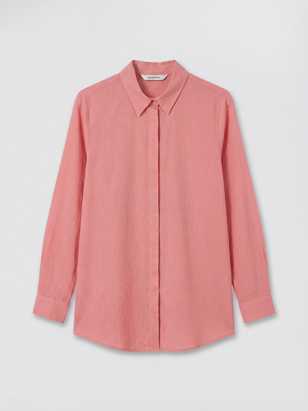 Pembe Kadın Gömlek Tunik