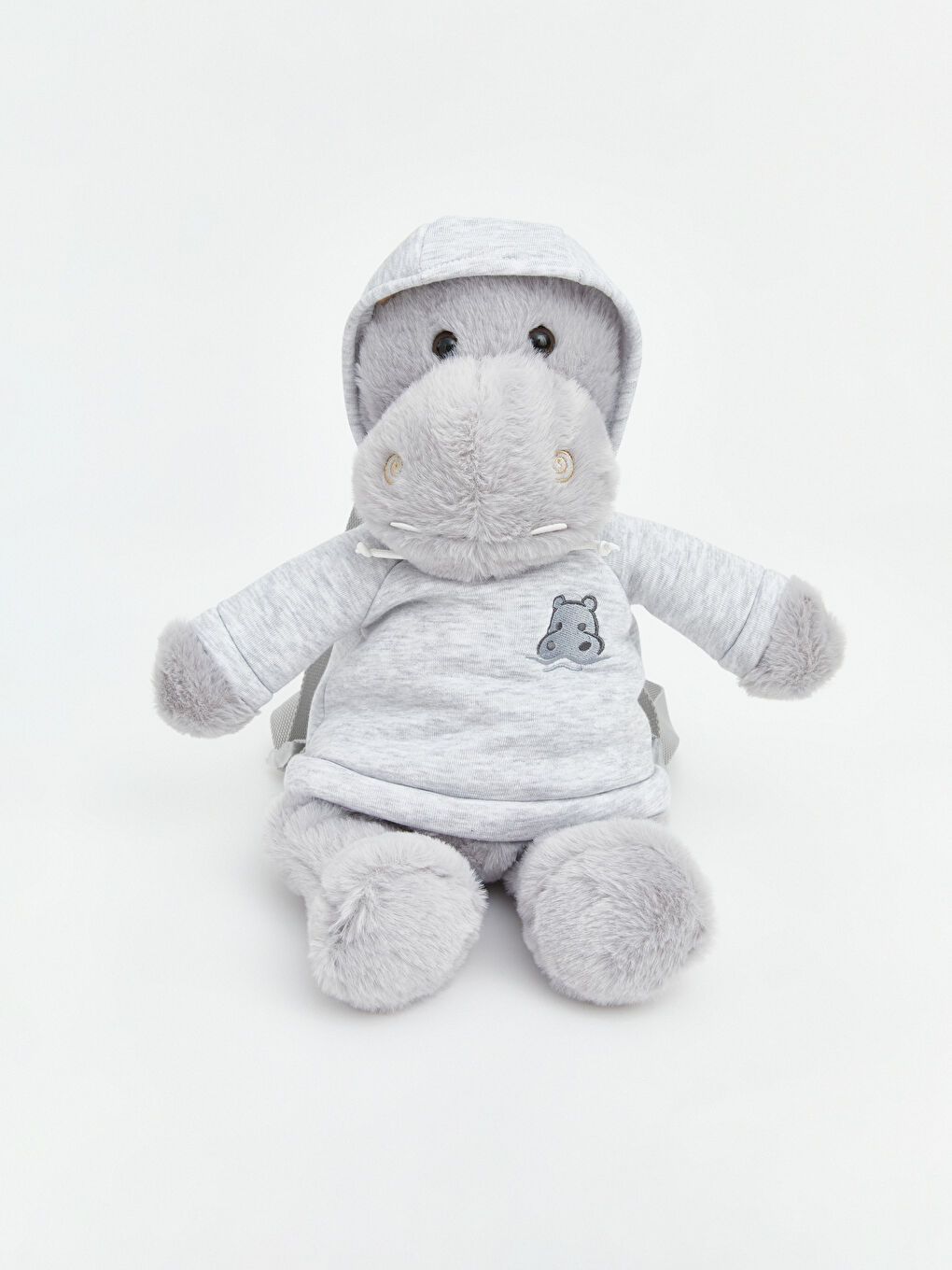 Gri Hayvan Figürlü Kız Çocuk Sırt Çantası