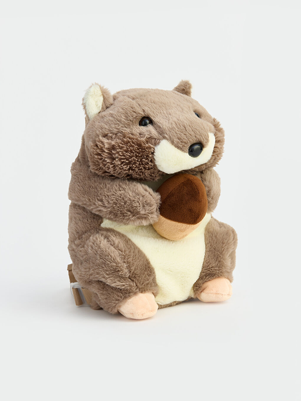 Kahverengi Hayvan Figürlü Kız Çocuk Sırt Çantası-1