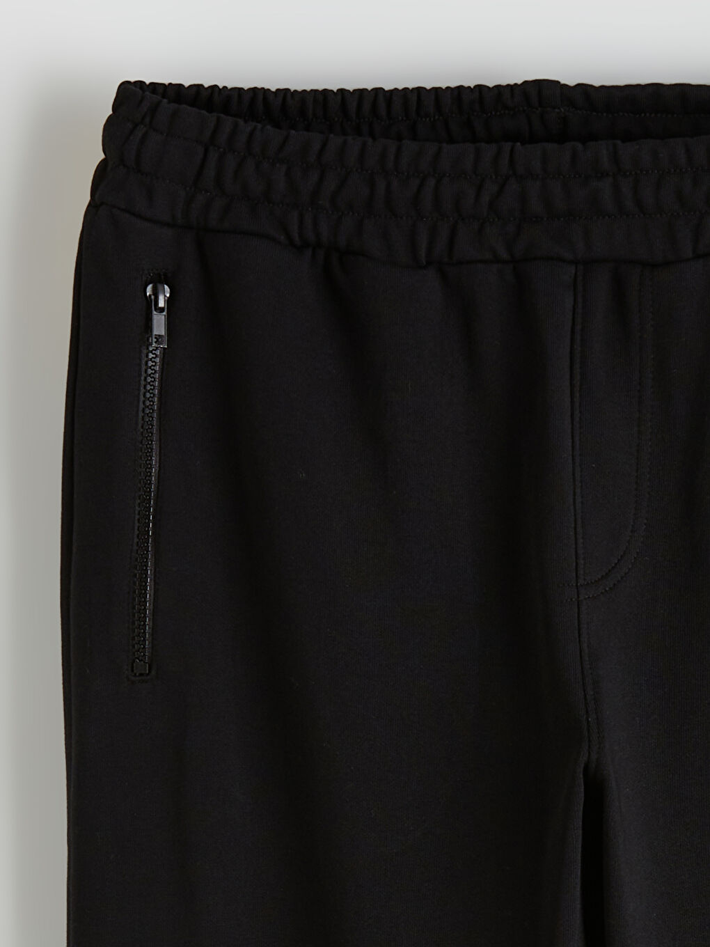 Siyah Standart Kalıp Erkek Eşofman Altı-1