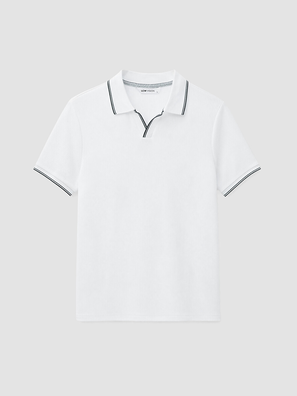 Polo Collar Men's T-shirt-4
