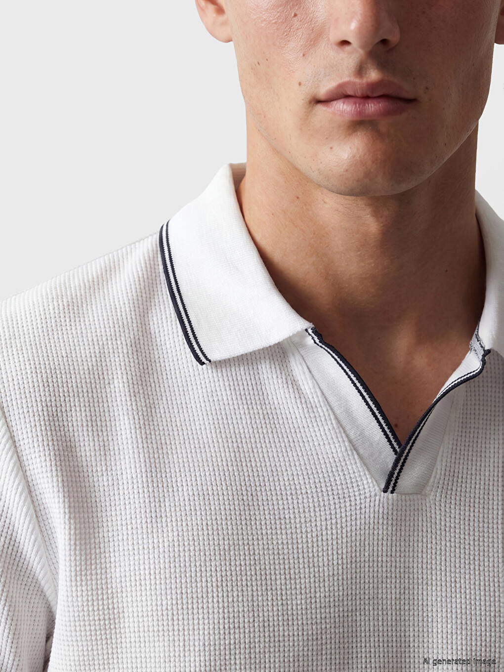 Polo Collar Men's T-shirt-2