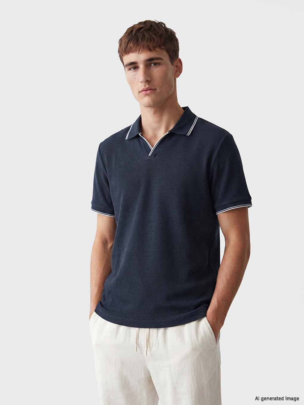 T-shirt Marine Homme