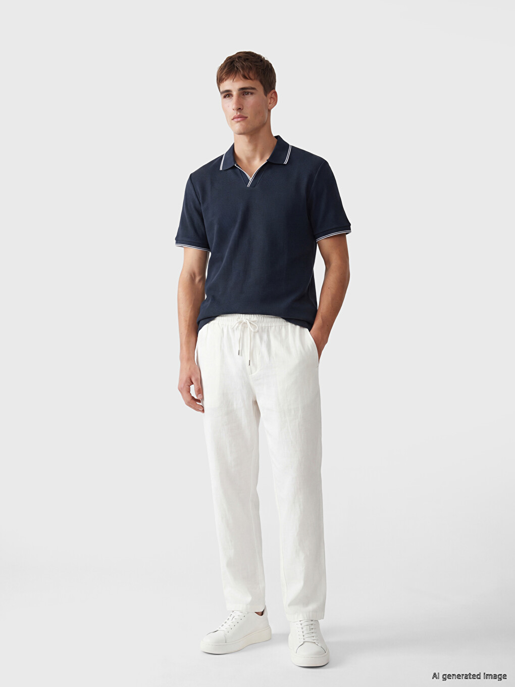 T-shirt Marine Homme-1
