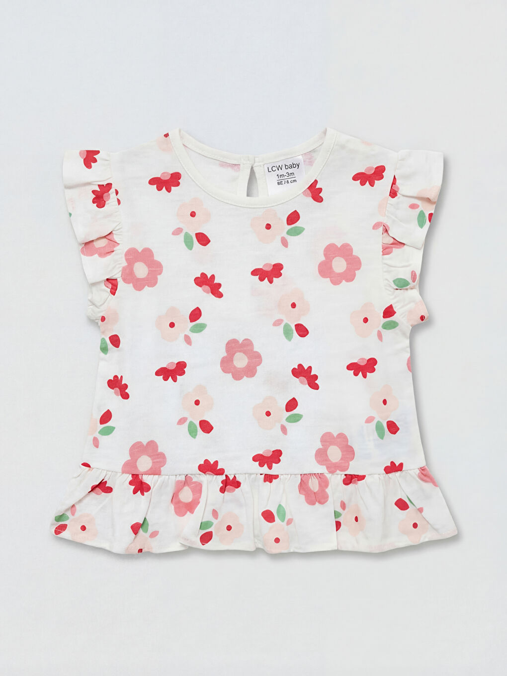 Floral Print Baby Girls' T-Shirt and Leggings Set-1