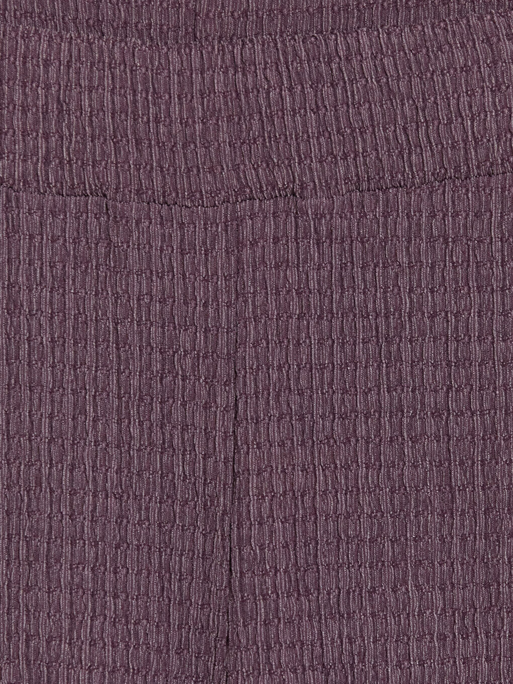 Lila Beli Lastikli Dokulu Kadın Pantolon-2