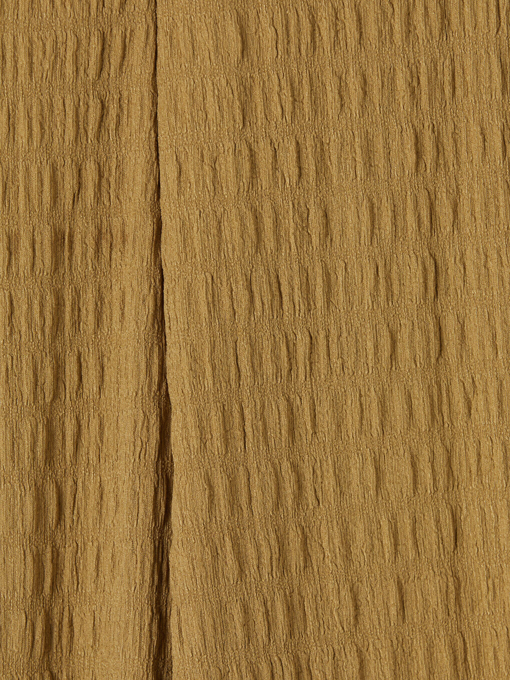 Sarı Beli Lastikli Dokulu Kadın Pantolon-2