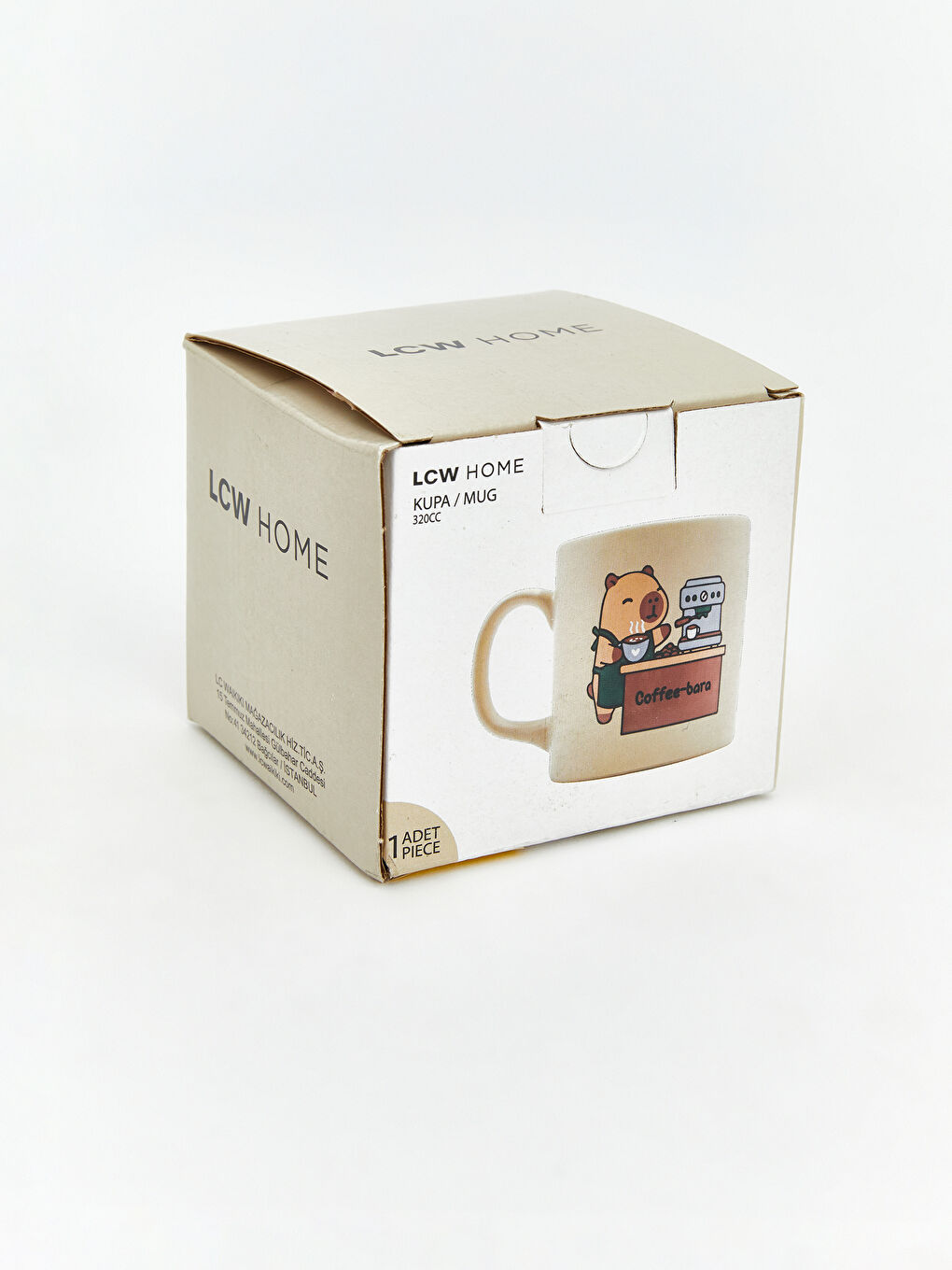 Karışık Hayvan Baskılı Seramik Kupa 320 ml-2