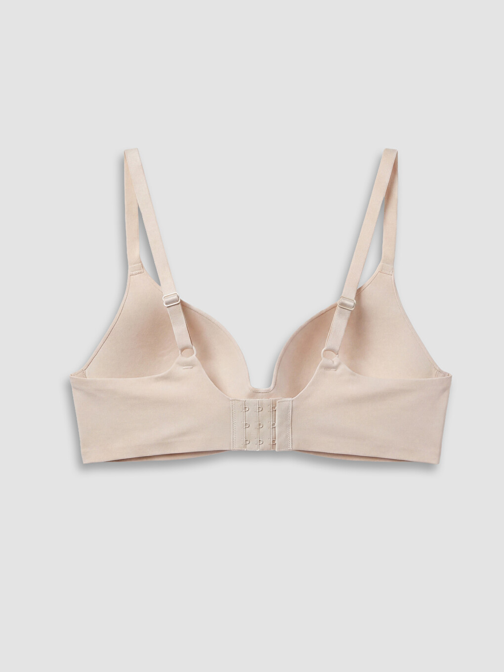 Woman White Strapless Bra-1