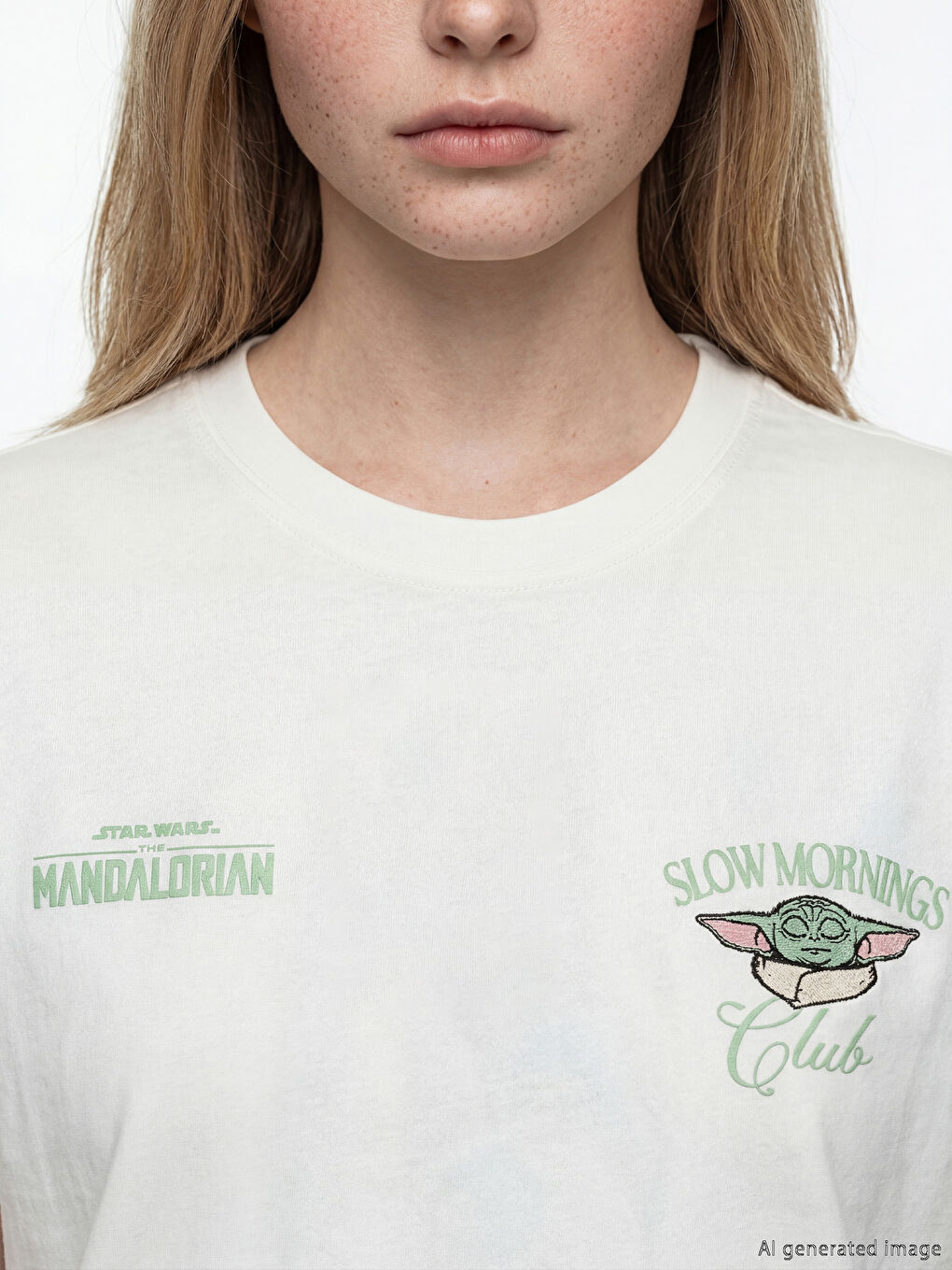 The Mandalorian Baskılı Kadın Tişört-2