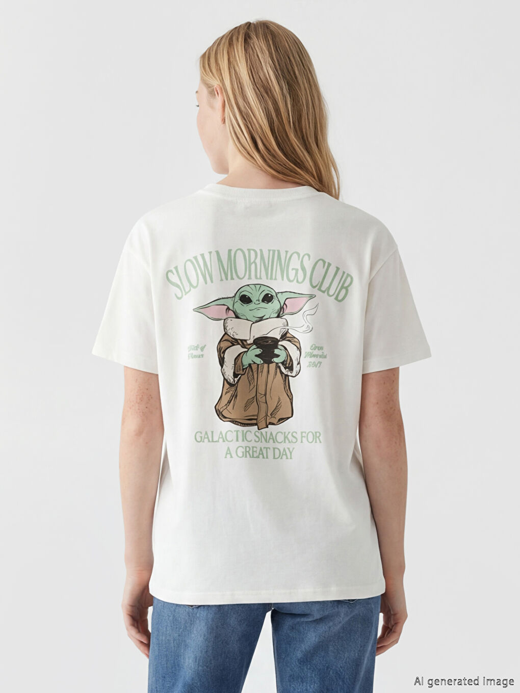 The Mandalorian Baskılı Kadın Tişört-3