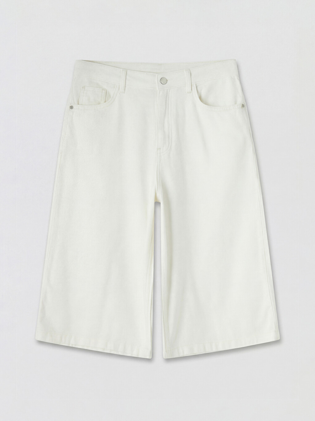 Wide Leg Girls' Denim Shorts