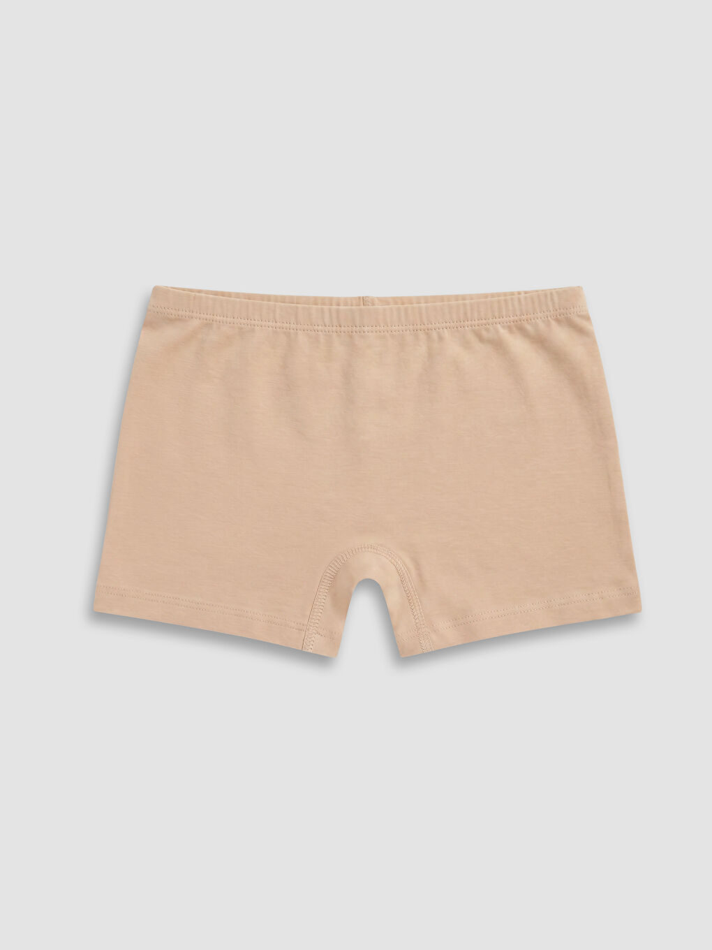 Ekru Baskılı Kız Çocuk Boxer 3'lü-1