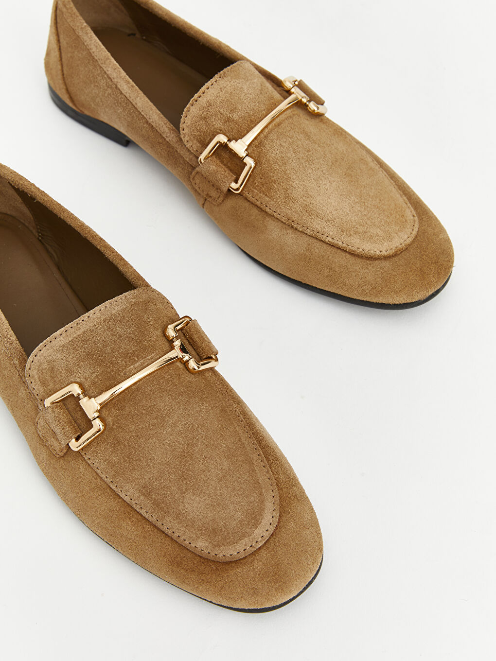 Bej Süet Kadın Laofer-2