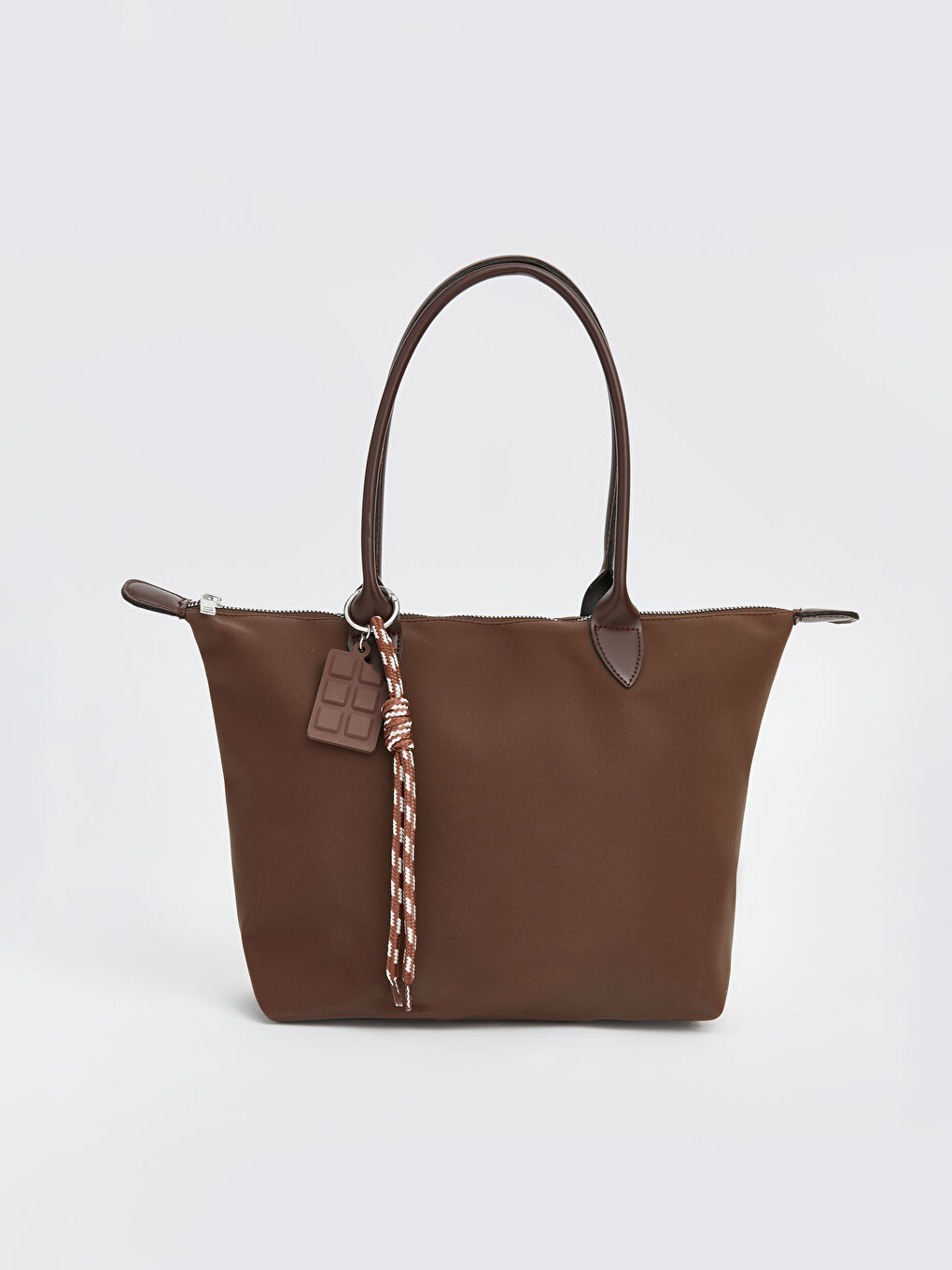 Kahverengi Aksesuarlı Kız Çocuk Omuz Çantası