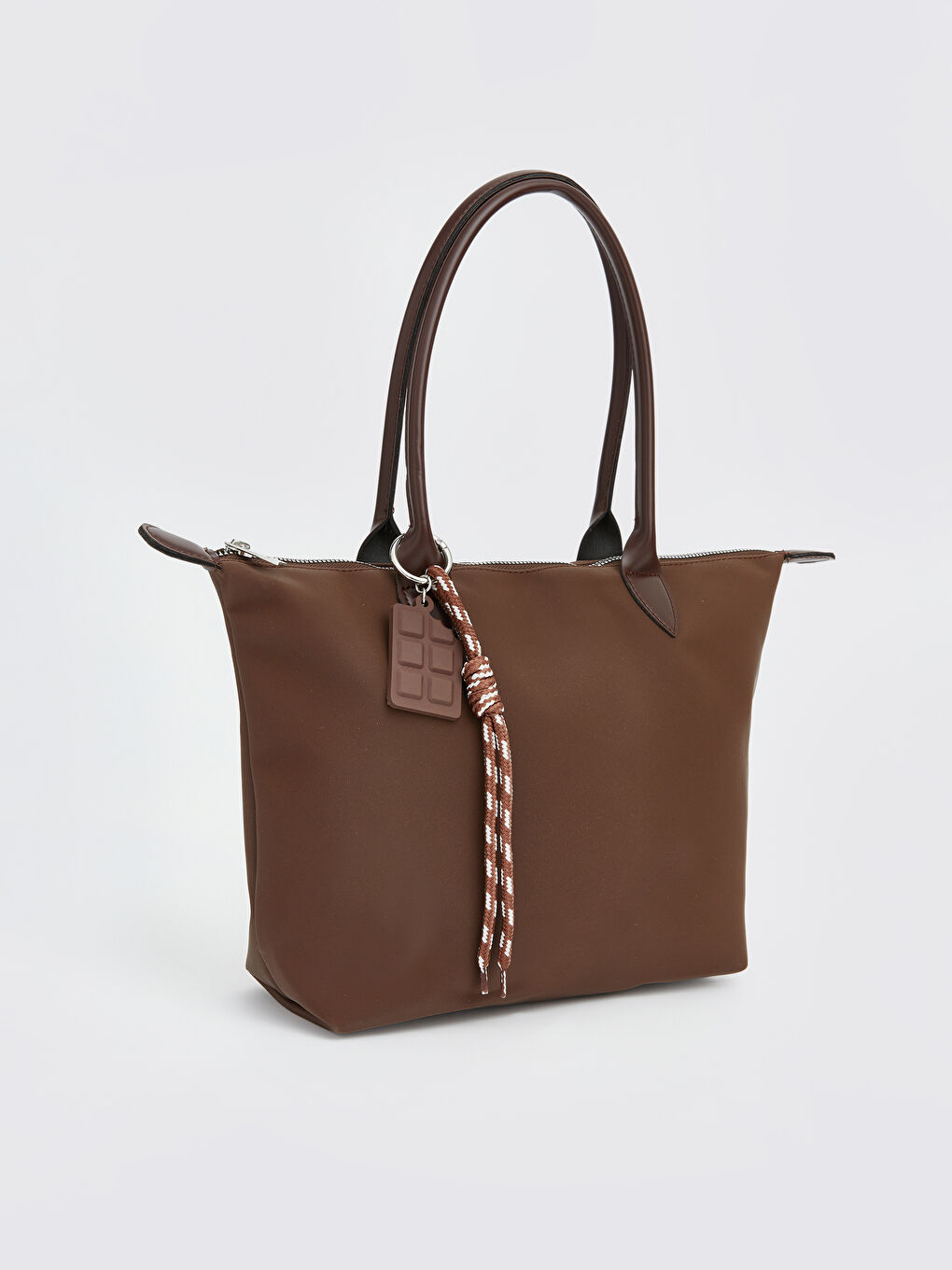 Kahverengi Aksesuarlı Kız Çocuk Omuz Çantası-1