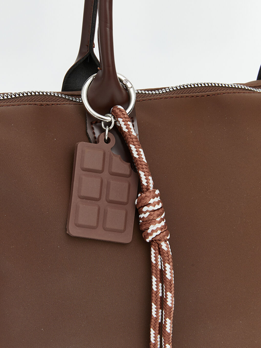 Kahverengi Aksesuarlı Kız Çocuk Omuz Çantası-2