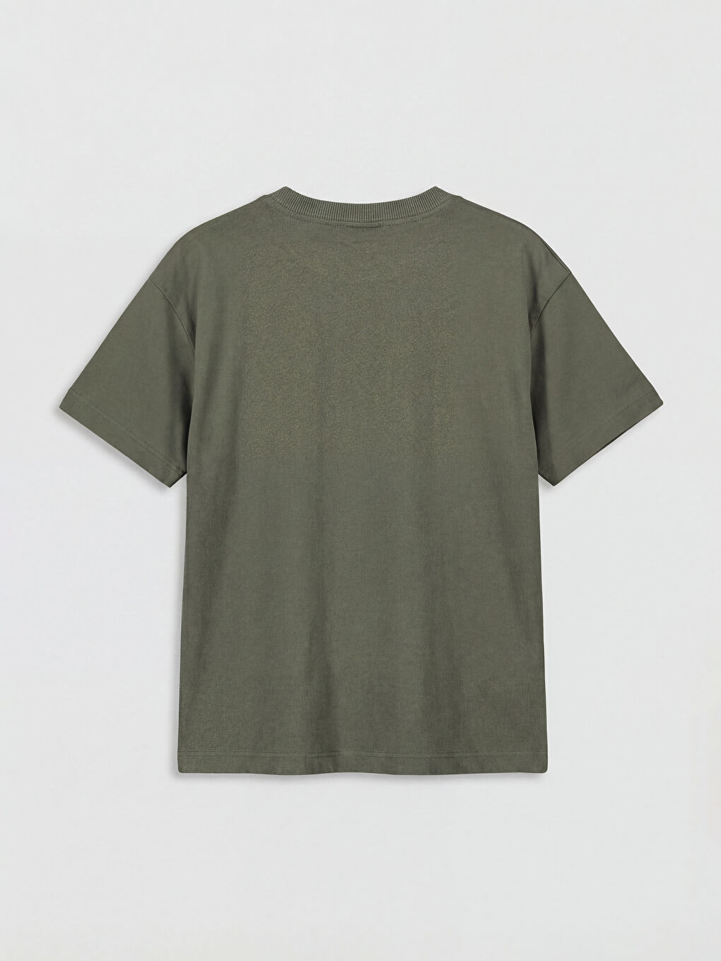 Yeşil Bisiklet Yaka Baskılı Erkek Çocuk Tişört-1