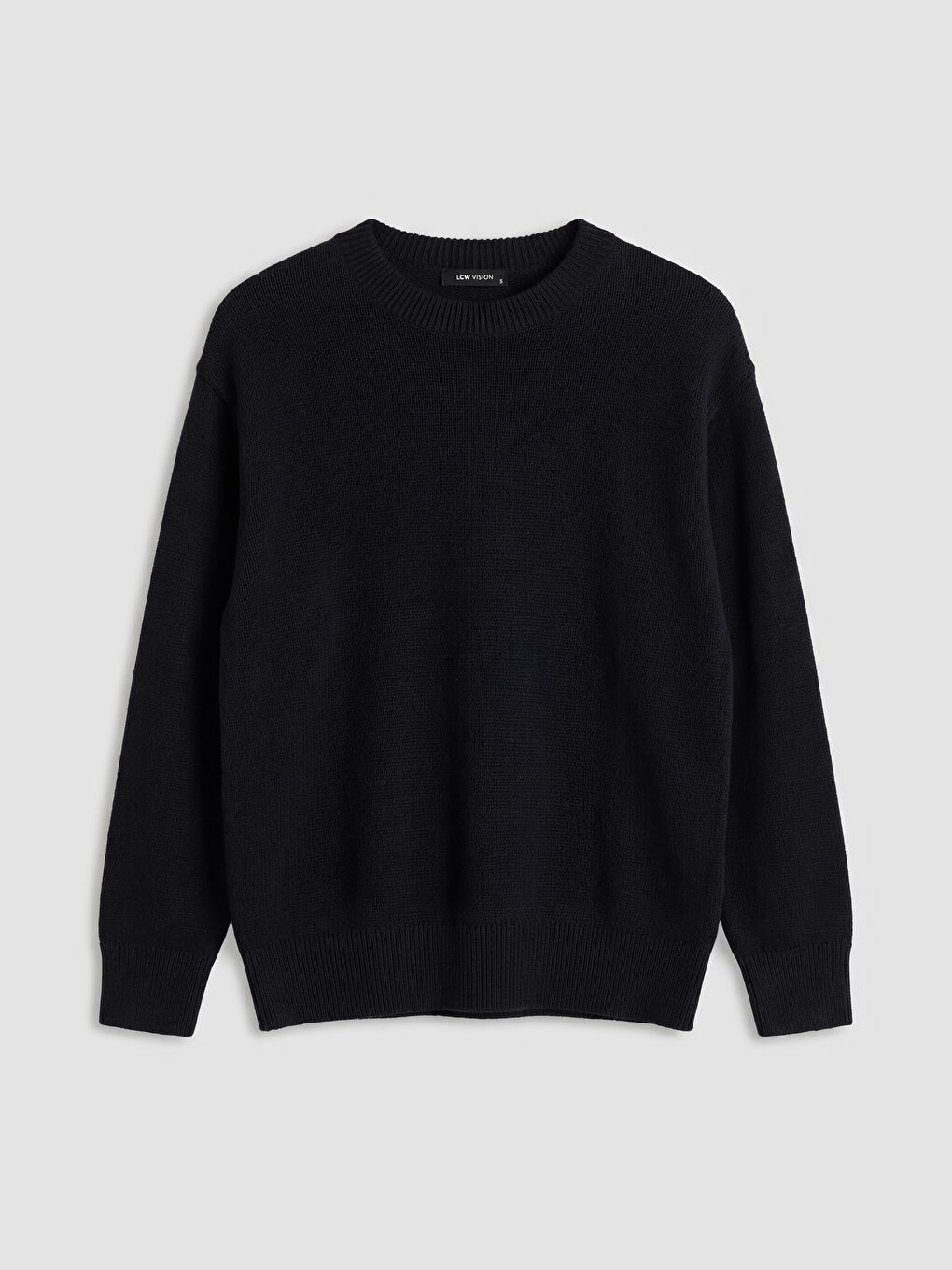 Lacivert Bisiklet Yaka Kadın Triko Kazak