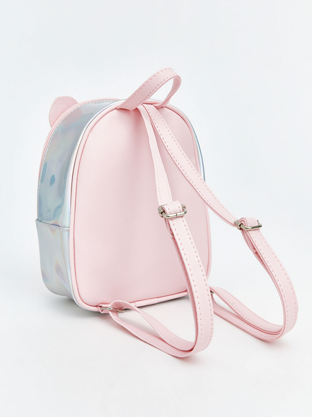 Gri Hayvan Figürlü Kız Çocuk Sırt Çantası-2