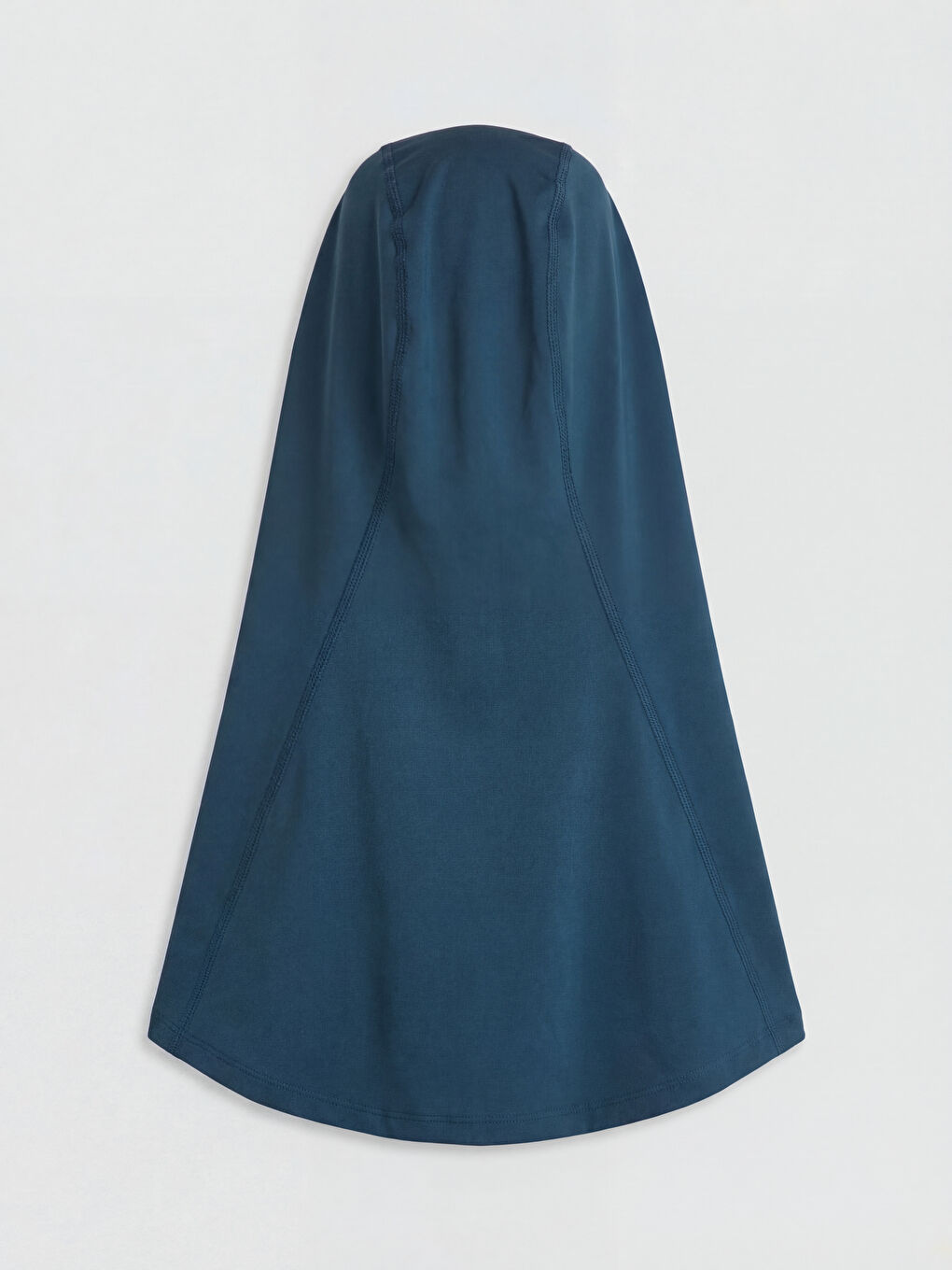 Petrol Bisiklet Yaka Kadın Tesettür Mayo Takımı-7