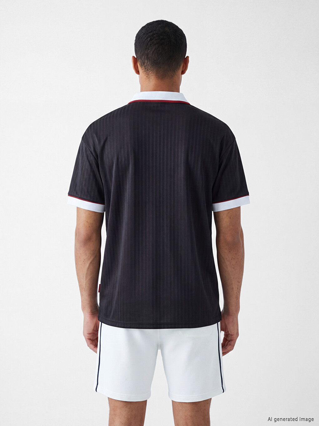 Polo Collar Liverpool Embroidered Men's Sports T-Shirt-3