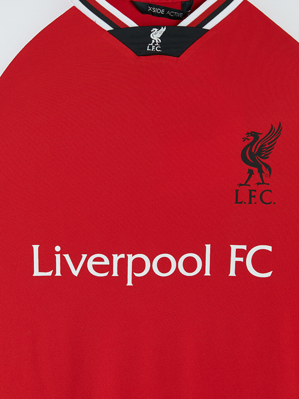 V Neck Liverpool Printed Men's Sports T-Shirt-3