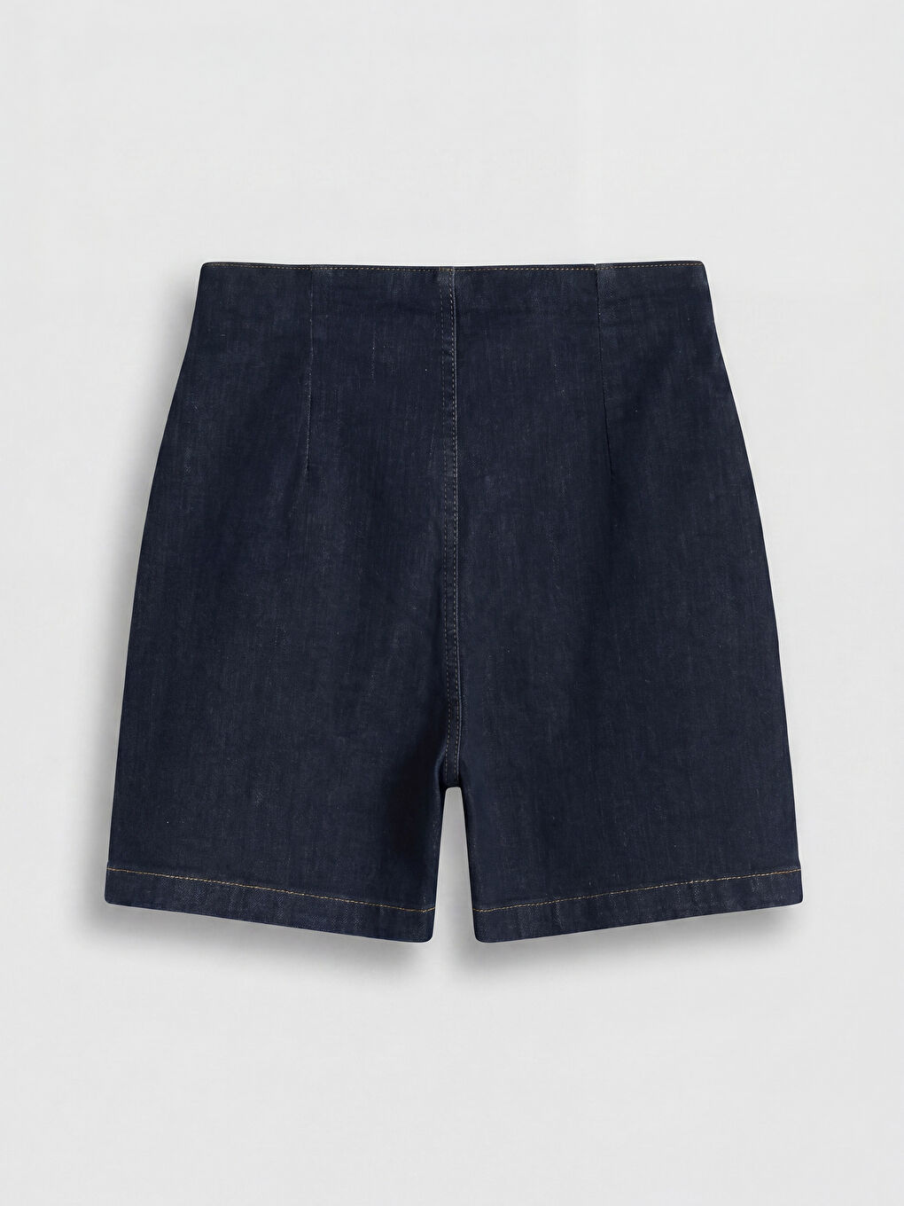 İndigo Slim Fit Kadın Jean Şort Etek-1