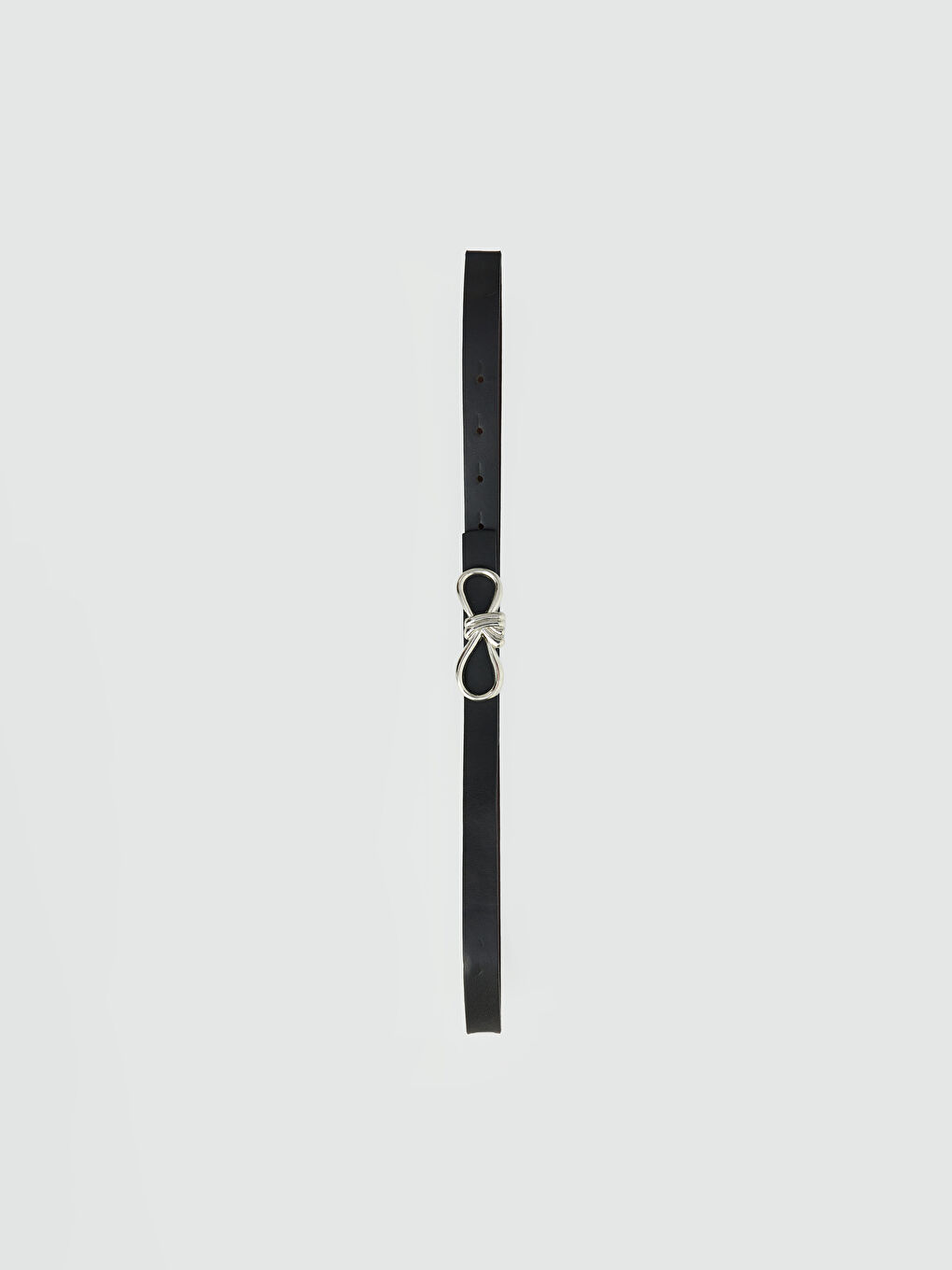 Siyah Fiyonk Detaylı Kız Çocuk Kemer-1