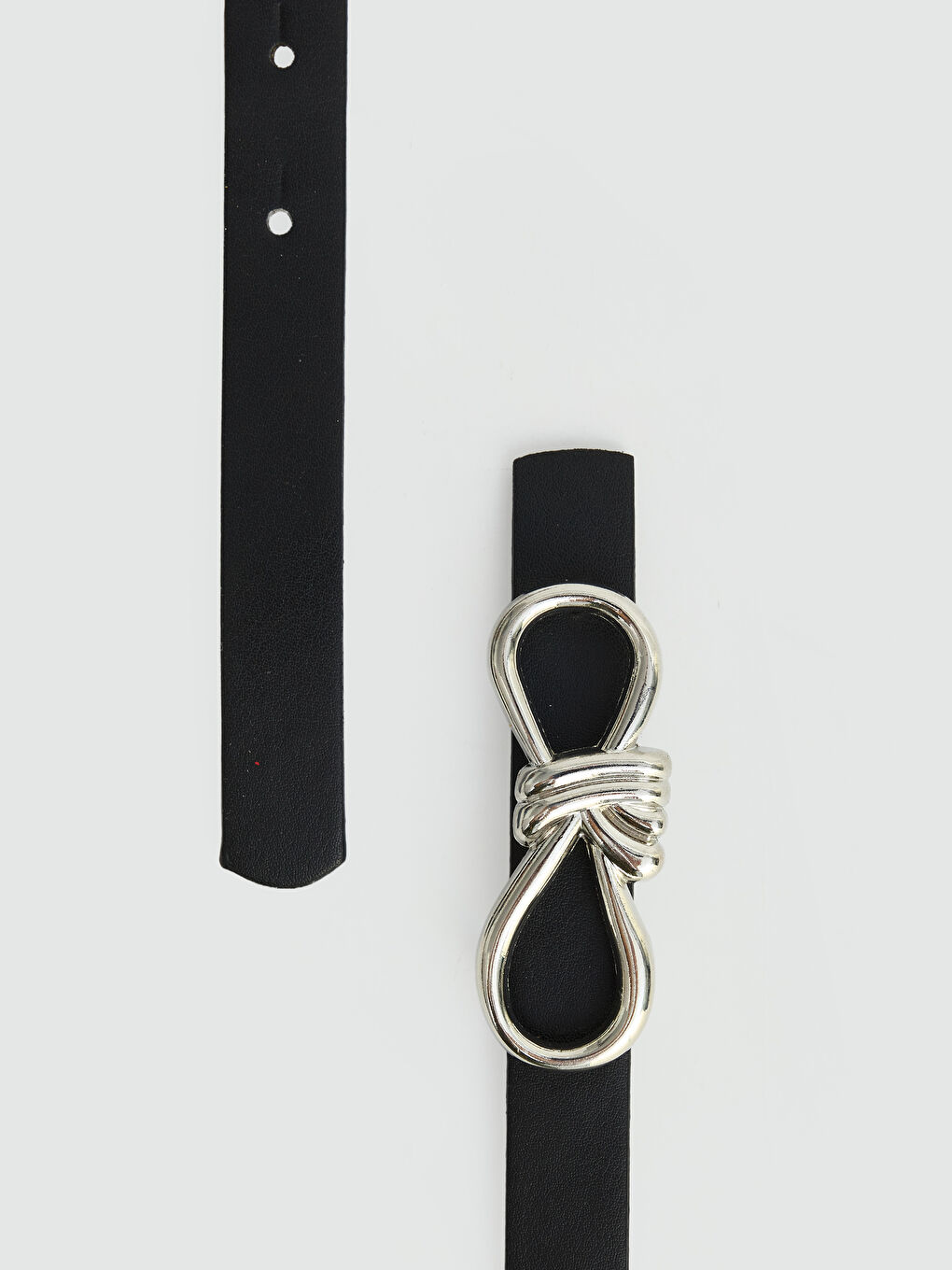 Siyah Fiyonk Detaylı Kız Çocuk Kemer-2