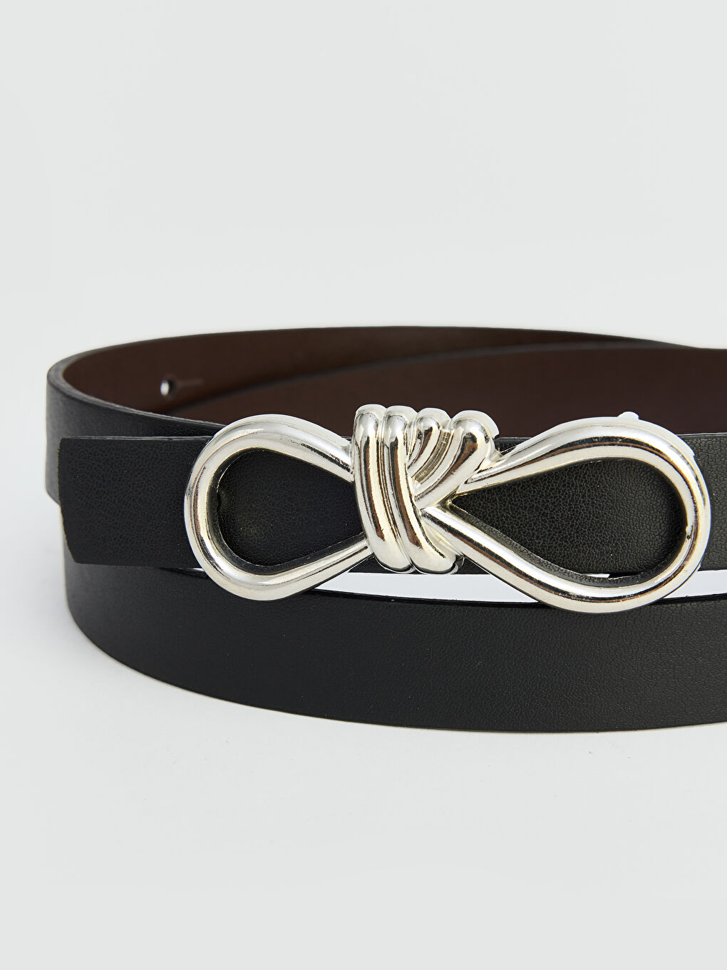 Siyah Fiyonk Detaylı Kız Çocuk Kemer-3