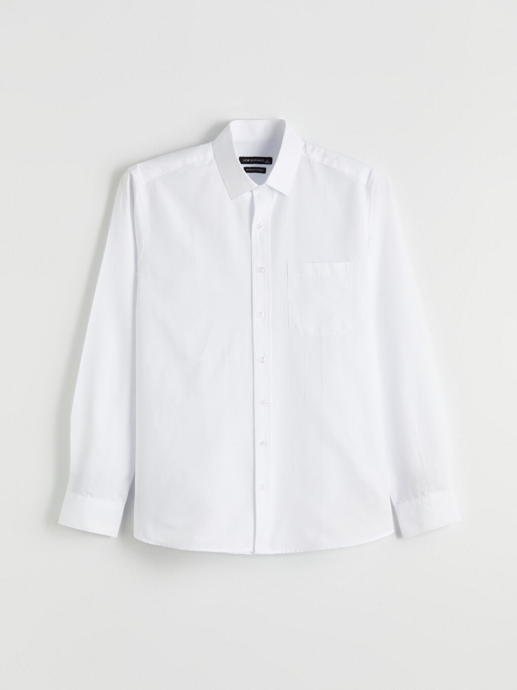 Beyaz Regular Fit Erkek Gömlek