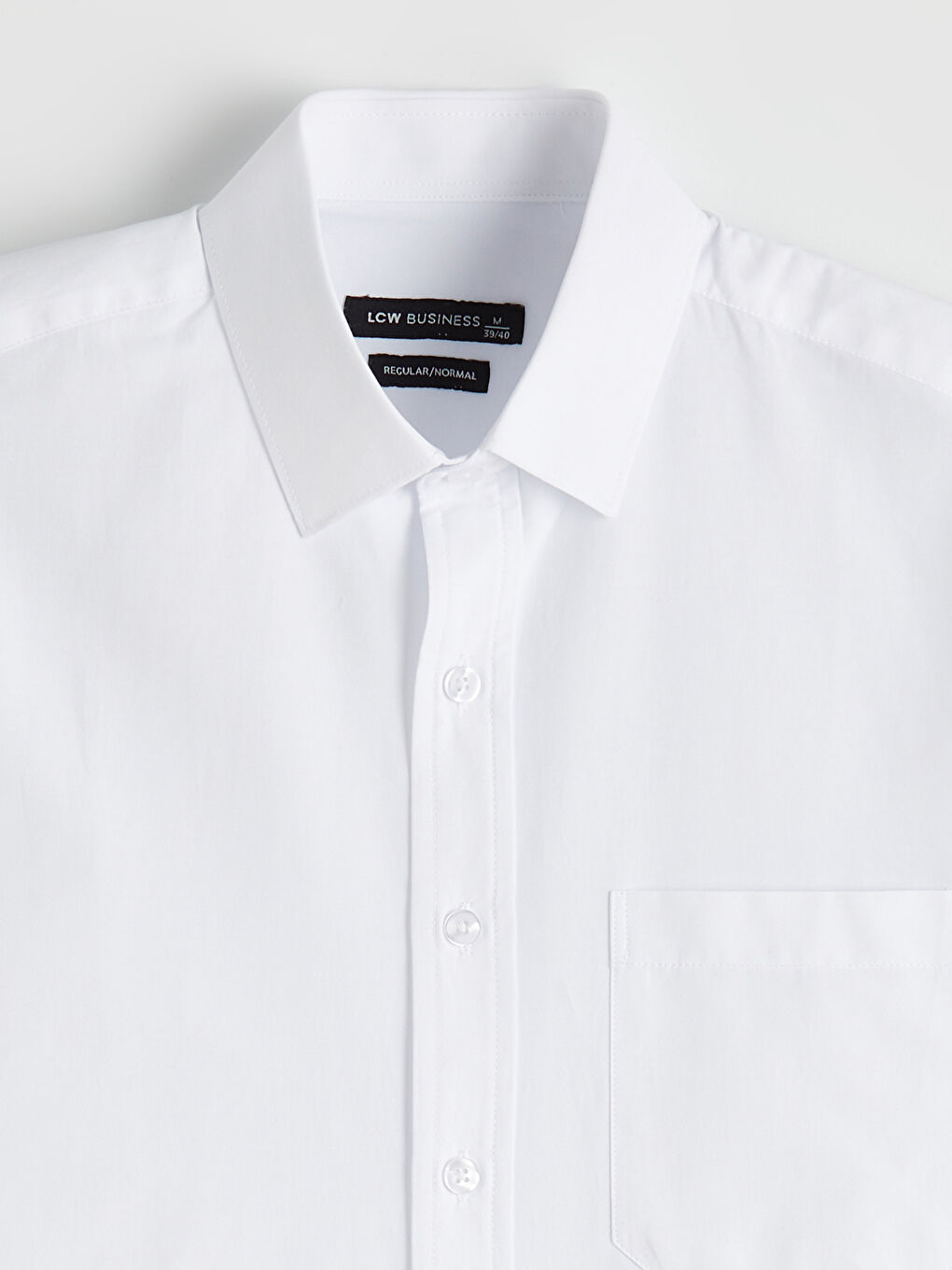 Beyaz Regular Fit Erkek Gömlek-1