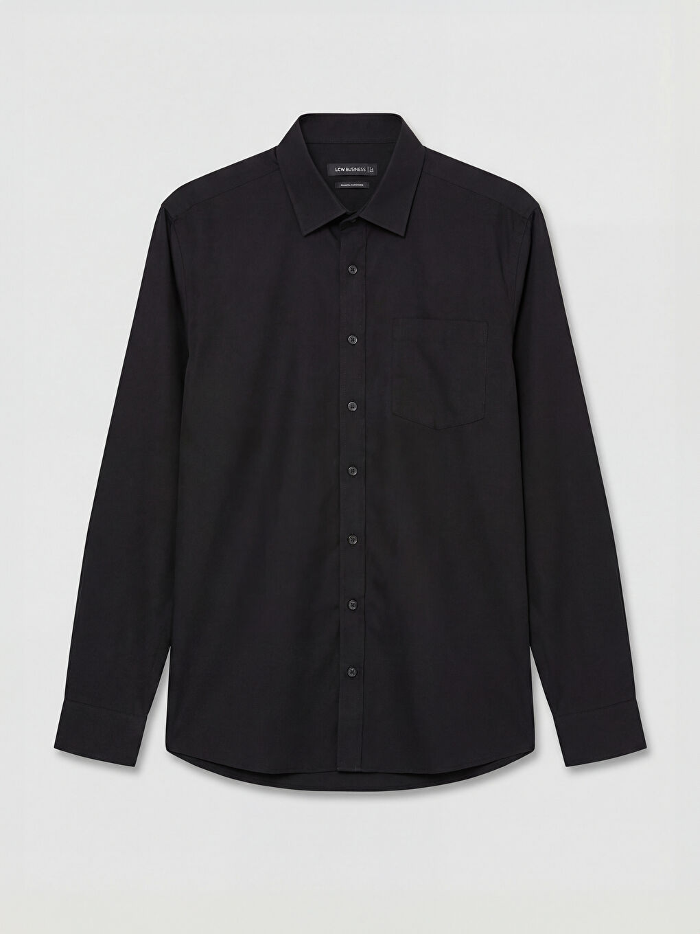 Siyah Regular Fit Erkek Gömlek