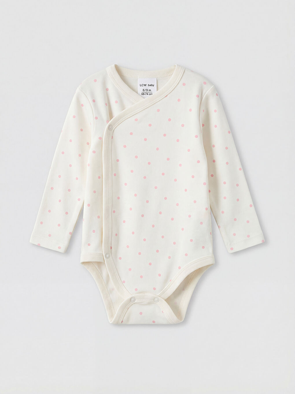 Ekru Kız Bebek Çıtçıtlı Body