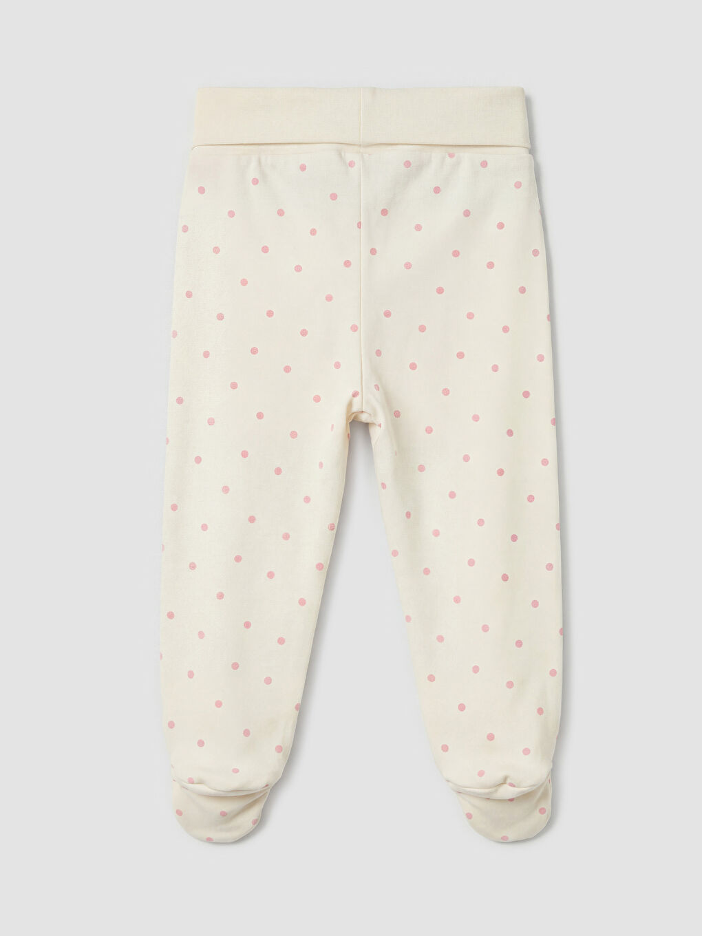 Ekru Kız Bebek Pantolon 2'li-4
