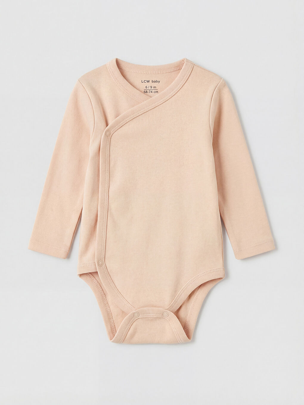 Ekru Erkek Bebek Çıtçıtlı Body 2'li-1