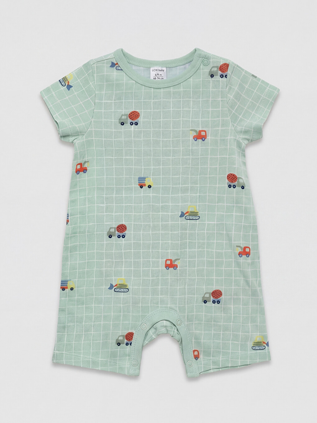 Crew Neck Baby Boys' 2 Pack Jumpsuit Set-1