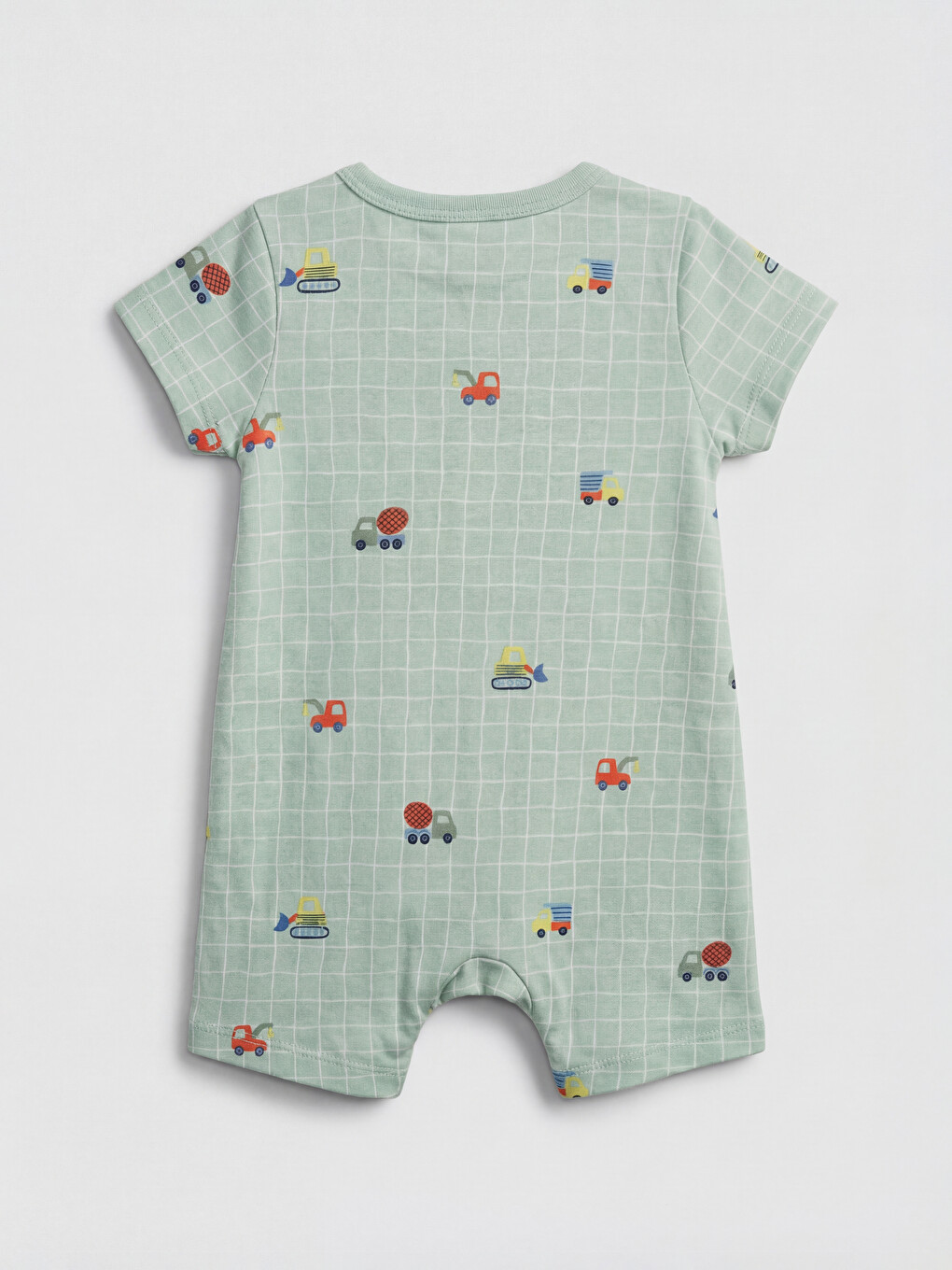 Crew Neck Baby Boys' 2 Pack Jumpsuit Set-2