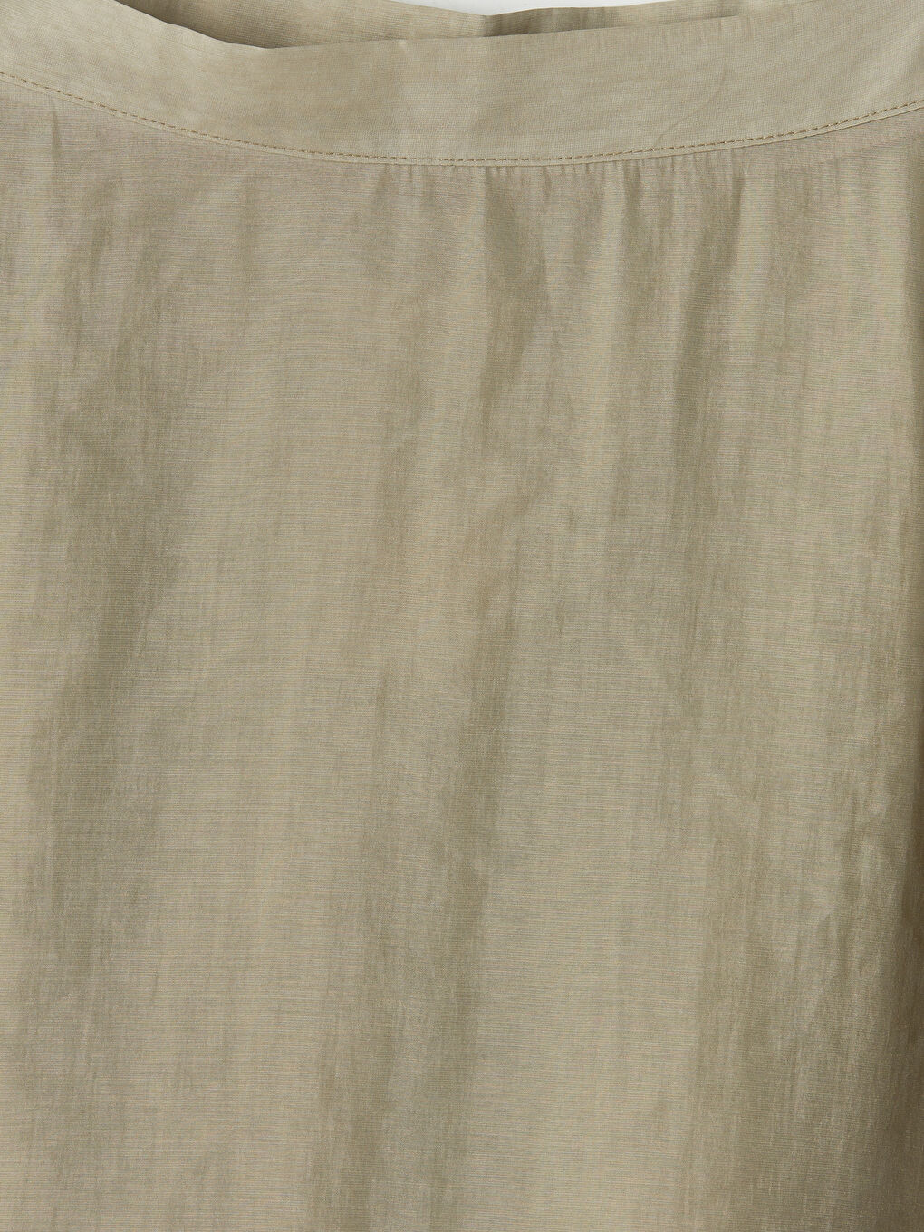 Yeşil Yüksek Bel A Kesim Kloş Etek-2